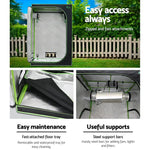 Greenfingers Grow Tent 120x60x180CM 1680D Hydroponics Kit Indoor Plant Room System - Home & Garden > Green Houses