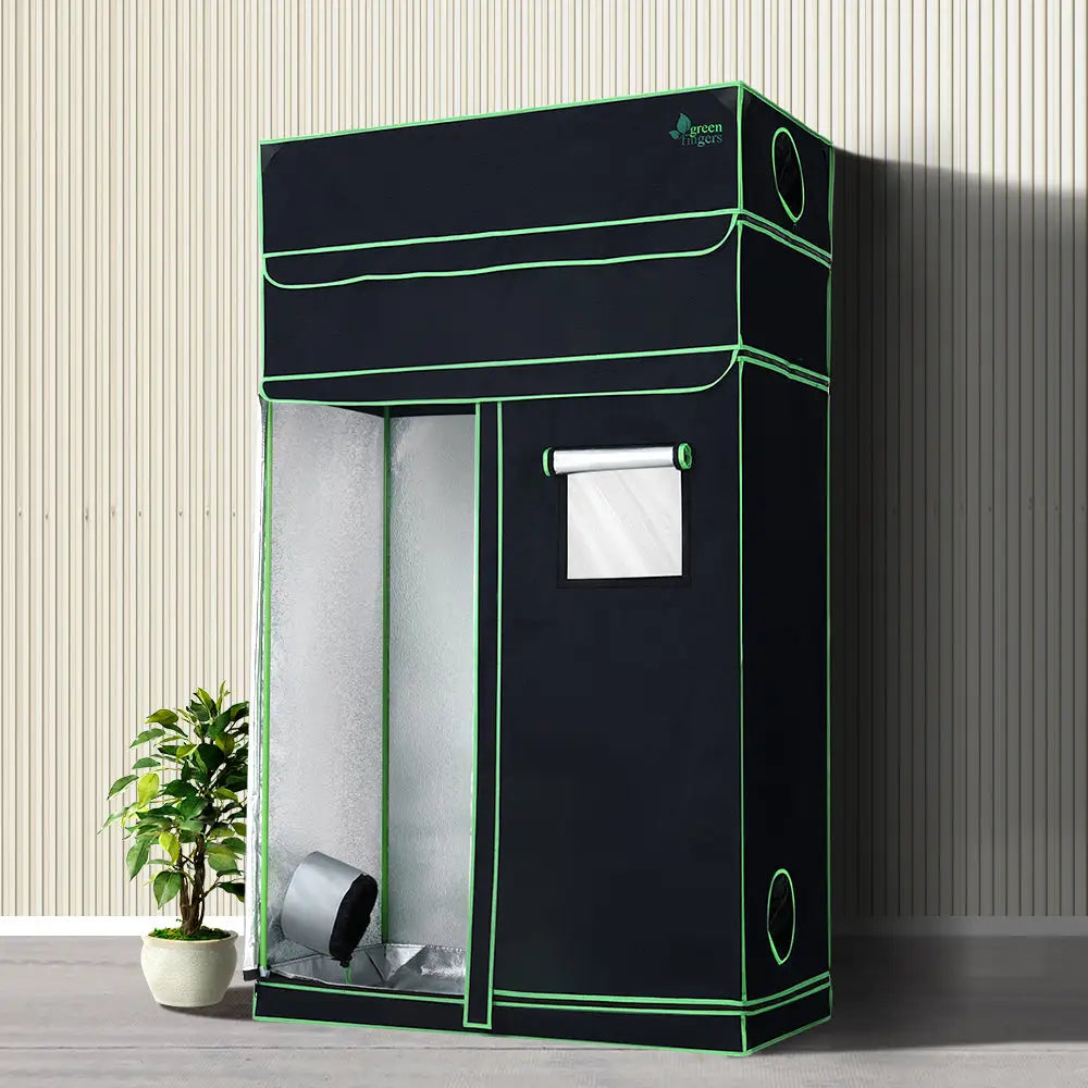 Greenfingers Grow Tent 120x60x210CM Height Adjustable Hydroponics Kit Indoor Grow System - Home & Garden > Green Houses