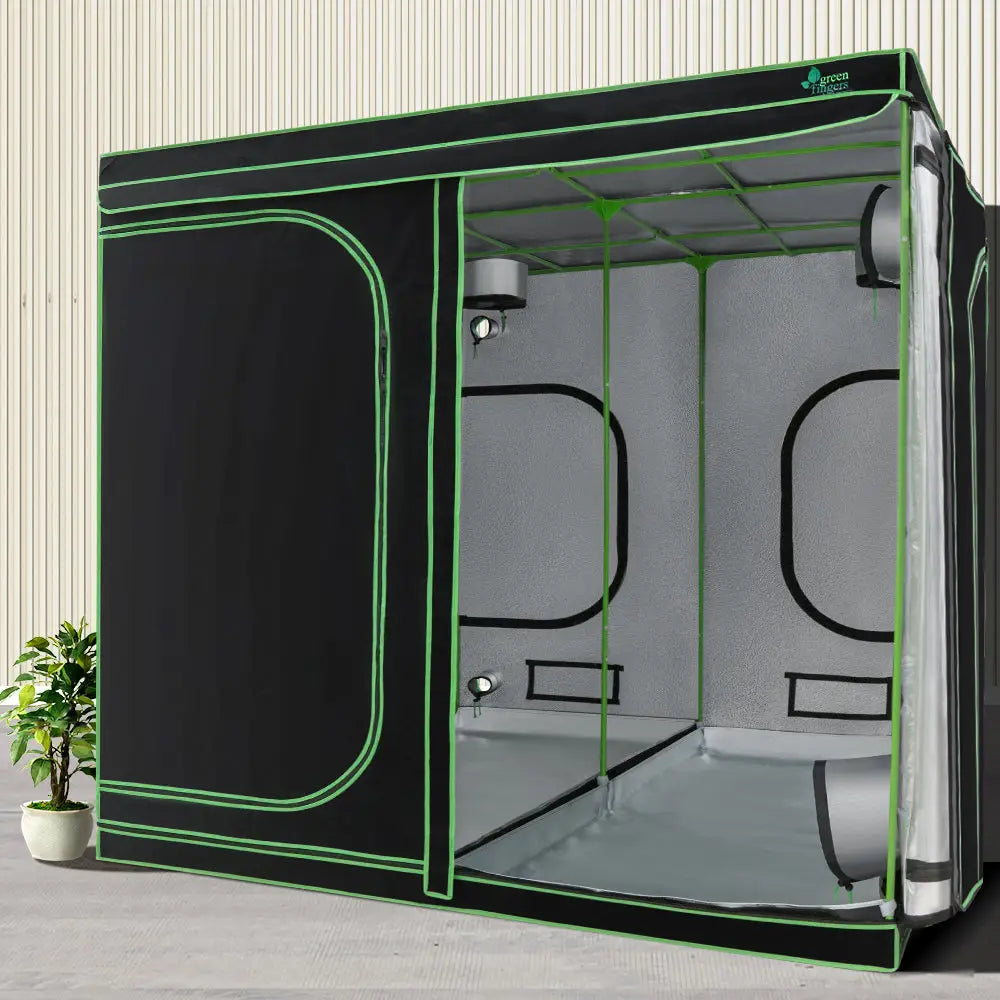 Greenfingers Grow Tent 200x200x200CM Hydroponics Kit Indoor Plant Room System - Home & Garden > Green Houses
