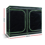 Greenfingers Grow Tent 240x120x200CM Hydroponics Kit Indoor Plant Room System - Home & Garden > Green Houses