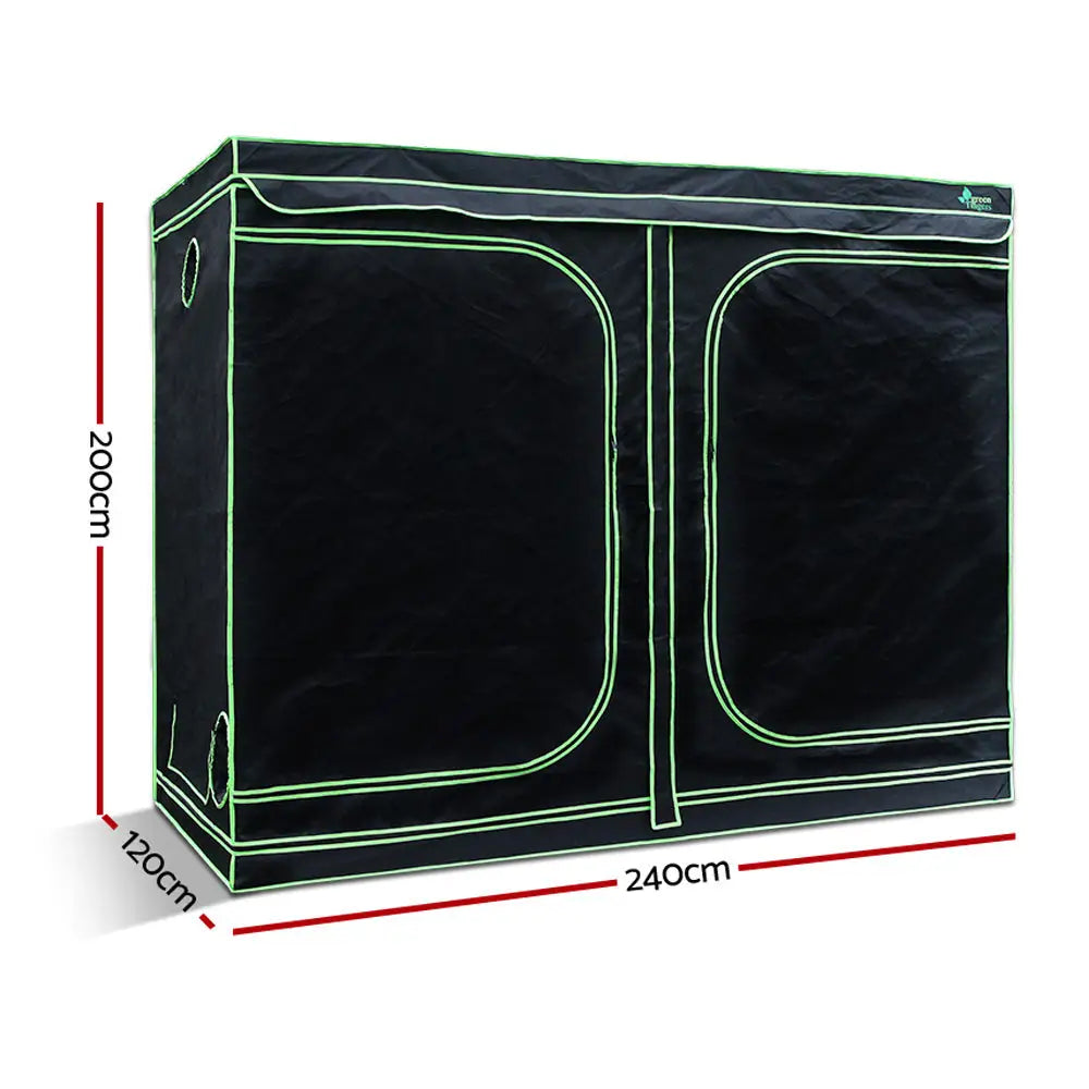 Greenfingers Grow Tent 240x120x200CM Hydroponics Kit Indoor Plant Room System - Home & Garden > Green Houses