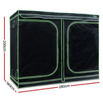 Greenfingers Grow Tent 280x140x200CM Hydroponics Kit Indoor Plant Room System - Home & Garden > Green Houses