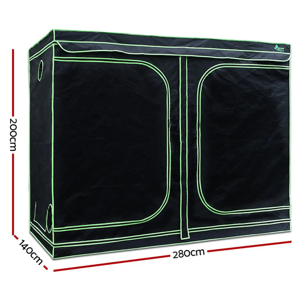 Greenfingers Grow Tent 280x140x200CM Hydroponics Kit Indoor Plant Room System - Home & Garden > Green Houses