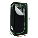Greenfingers Grow Tent 70x70x160CM 1680D Hydroponics Kit Indoor Plant Room System - Home & Garden > Green Houses