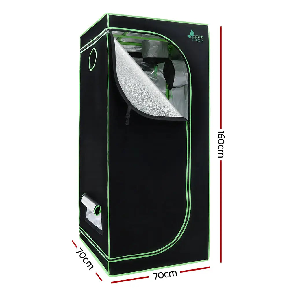 Greenfingers Grow Tent 70x70x160CM 1680D Hydroponics Kit Indoor Plant Room System - Home & Garden > Green Houses