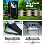 Greenfingers Grow Tent 70x70x160CM 1680D Hydroponics Kit Indoor Plant Room System - Home & Garden > Green Houses