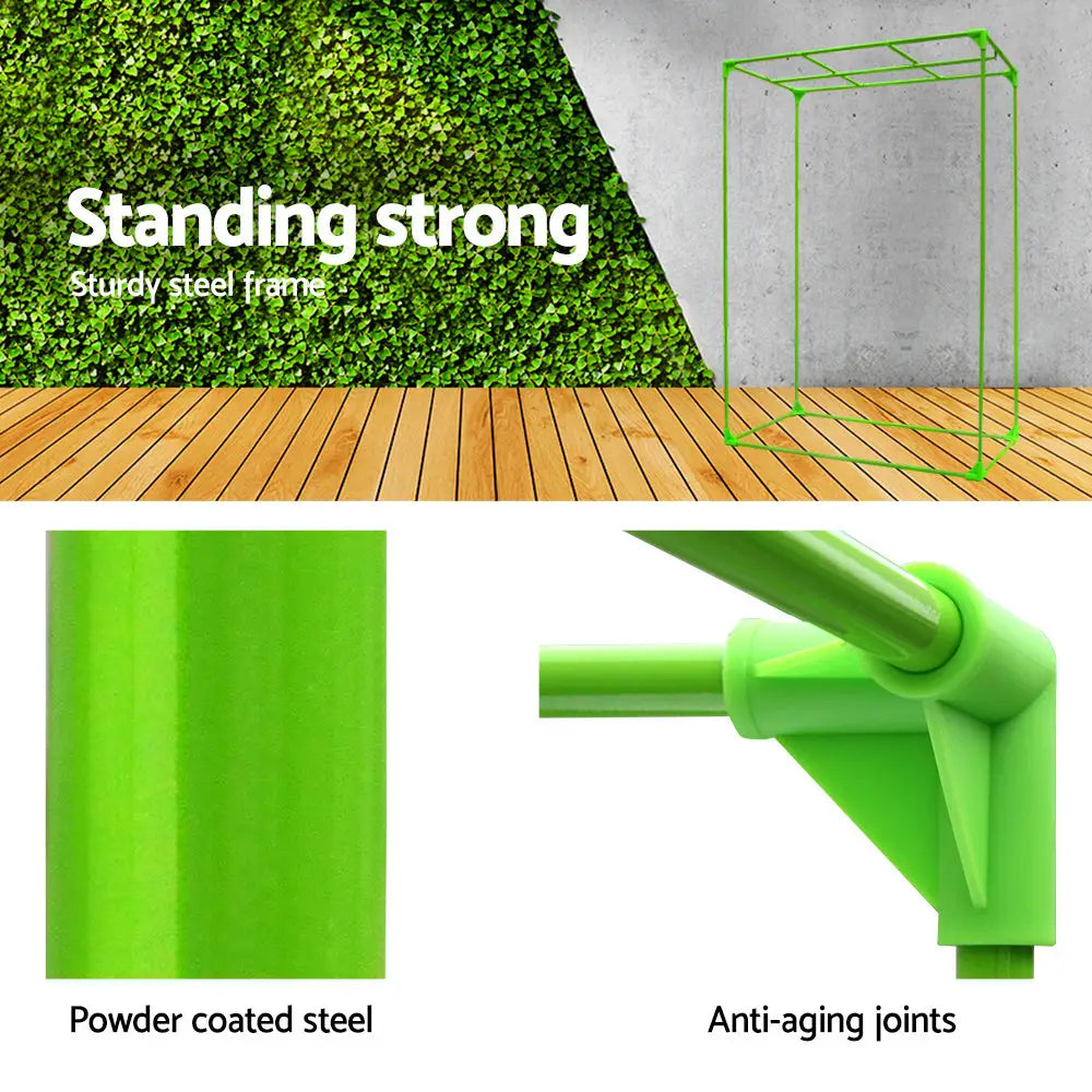 Greenfingers Grow Tent 90x50x160CM Hydroponics Kit Indoor Plant Room System - Home & Garden > Green Houses