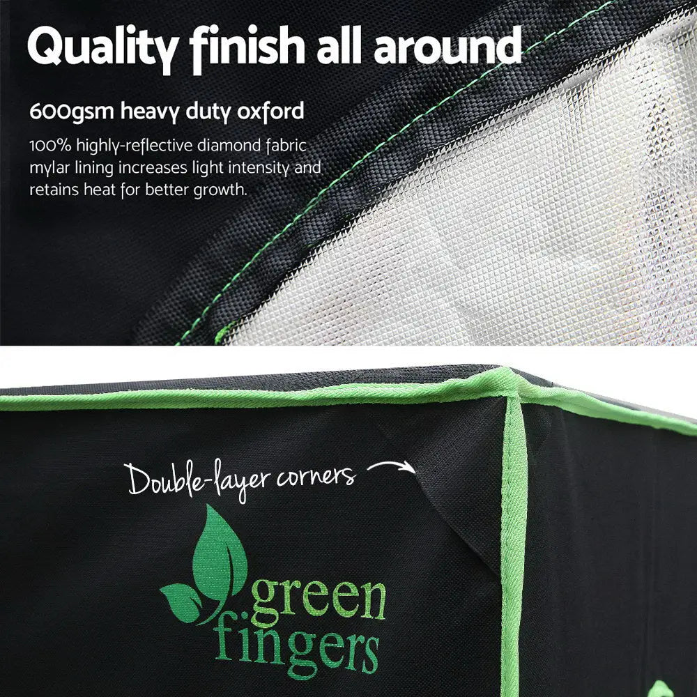Greenfingers Grow Tent 90x90x180CM Hydroponics Kit Indoor Plant Room System - Home & Garden > Green Houses