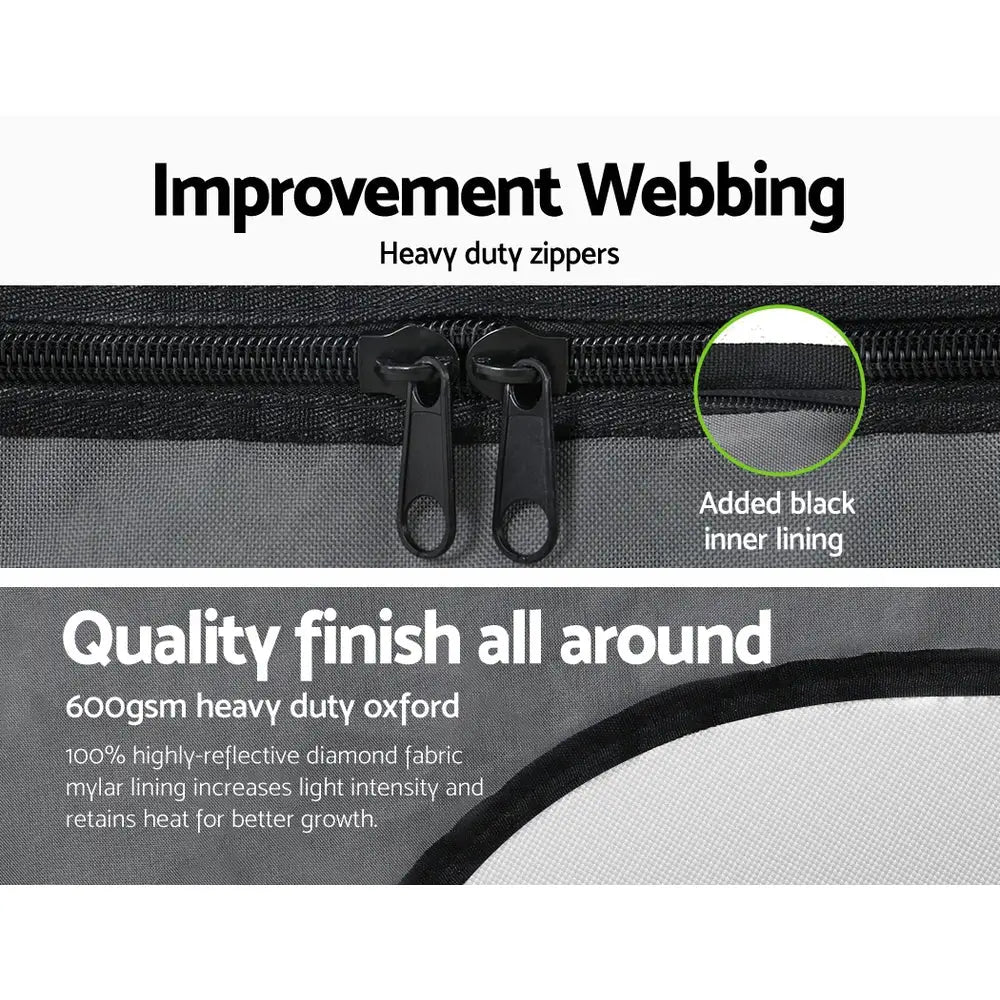Greenfingers Grow Tent Kits Hydroponics Kit Indoor Grow System 142X100X180CM - Home & Garden > Green Houses