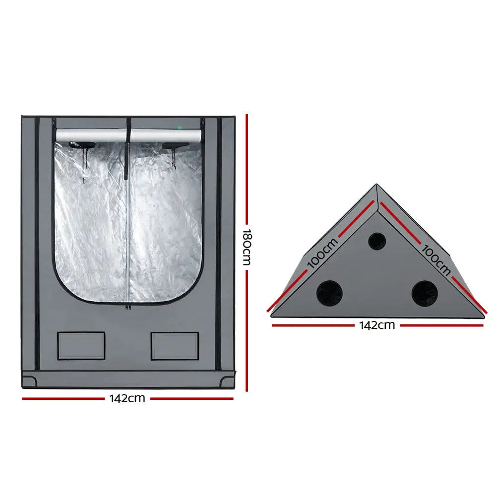 Greenfingers Grow Tent Kits Hydroponics Kit Indoor Grow System 142X100X180CM - Home & Garden > Green Houses