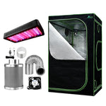 Greenfingers Grow Tent Light Kit 120x120x200CM 1200W LED 6’’ Vent Fan,Greenfingers Grow Tent Light Kit LED 1200W