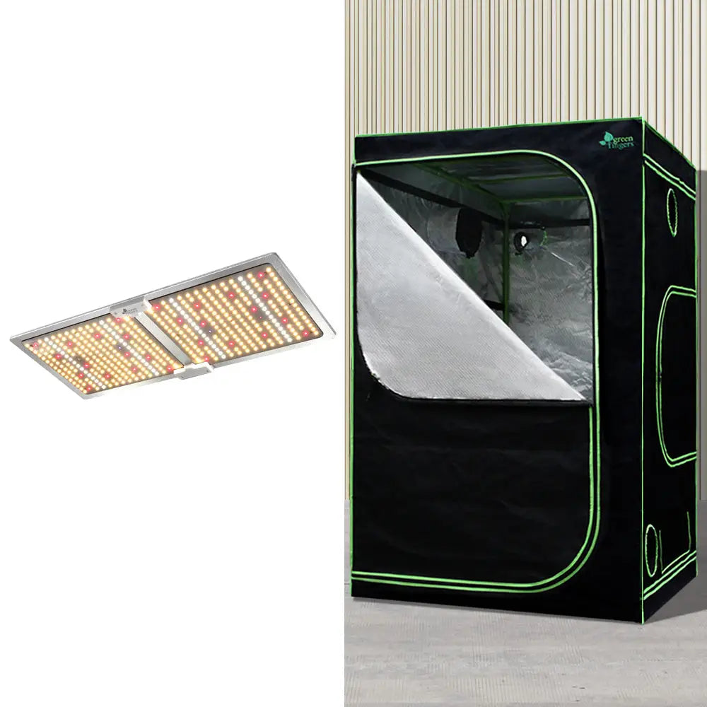 Greenfingers Grow Tent Light Kit 120x120x200CM 2200W LED Full Spectrum - Home & Garden > Green Houses