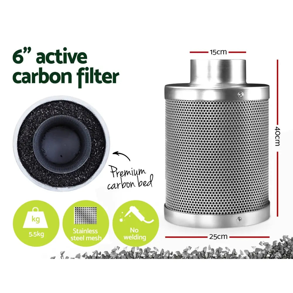Greenfingers Grow Tent Light Kit 150x150x200CM 2000W LED 6’’ Vent Fan,Greenfingers Grow Tent Light Kit LED 2000W