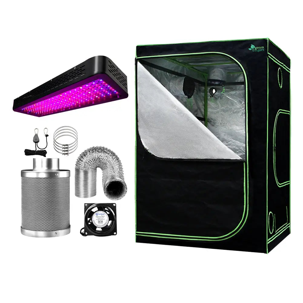 Greenfingers Grow Tent Light Kit 150x150x200CM 2000W LED 6’’ Vent Fan,Greenfingers Grow Tent Light Kit LED 2000W