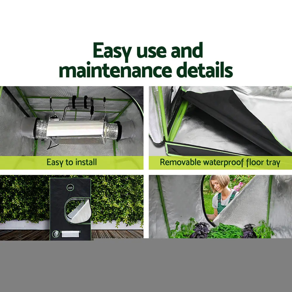 Greenfingers Grow Tent Light Kit 150x150x200CM 4500W LED Full Spectrum - Home & Garden > Green Houses