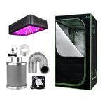 Greenfingers Grow Tent Light Kit 60x60x140CM 600W LED 4’’ Vent Fan,Greenfingers Grow Tent Light Kit LED 600W Full