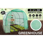 Greenhouse Walk-In Shed 3x2x2M PE Dome Tunnel Polytunnel - Home & Garden > Green Houses