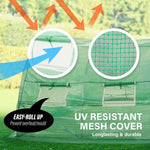 Greenhouse Walk-In Shed 6x3x2M PE Dome Hoop Tunnel Polytunnel - Home & Garden > Green Houses