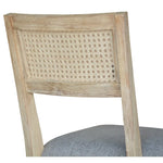 Grevillea Dining Chair Set of 2 Solid Acacia Timber Wood Rattan Furniture -Brown - Furniture > Dining