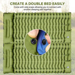 Grey 190cm Ultra-Light Foot Pump Inflatable Camping Sleeping Pad - Furniture > Outdoor > Outdoor Furniture Accessories