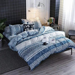 Grey Leopard Pattern 3-Piece Polyester Duvet Cover Set with 2 Pcs Pillowcases - Elegant Bedding Machine Washable