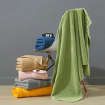 Grey Luxury 3-Piece 100% Cotton Towel Set - Bath Hand & Face Towels - Home & Garden > Bathroom Accessories > Bath