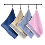 Grey Luxury Cotton Towel Set - 6-Piece Highly Absorbent Bath & Hand Towels - Home & Garden > Bathroom Accessories >
