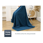 Grey Luxury Cotton Towel Set(Towel + Bath Towel) - Quick Dry Extra Thick & Absorbent Perfect for Bath & Beach - Home &