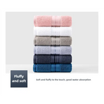 Grey Luxury Cotton Towel Set(Towel + Bath Towel) - Quick Dry Extra Thick & Absorbent Perfect for Bath & Beach - Home &