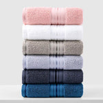 Grey Luxury Cotton Towel Set(Towel + Bath Towel) - Quick Dry Extra Thick & Absorbent Perfect for Bath & Beach - Home &