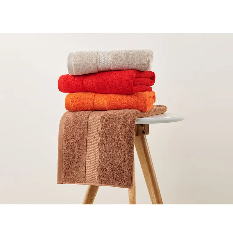 Grey Premium Thick Cotton Bath Towel for Adults - Soft and Absorbent Bathroom Towel - Home & Garden > Bathroom