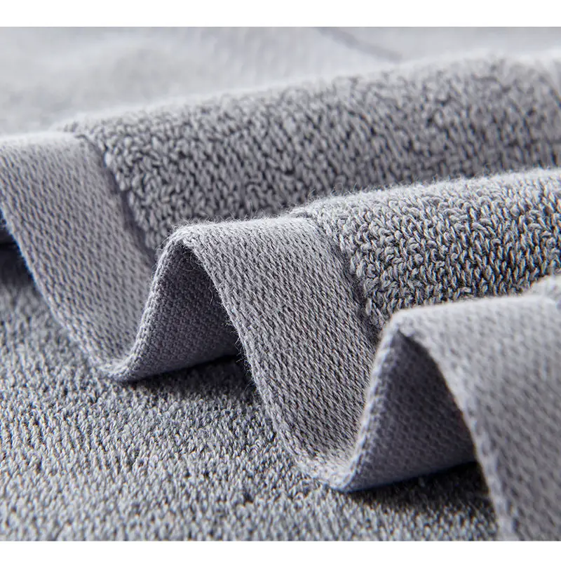 Grey Premium Thick Cotton Bath Towel for Adults - Soft and Absorbent Bathroom Towel - Home & Garden > Bathroom