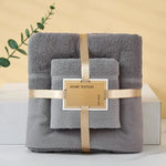 Grey Soft and Absorbent Towel Set -Wrap Towel and Bath Towel Set for Ultimate Comfort Bath towel 140*70cm face towel
