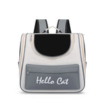 Grey Transparent Pet Carrier Backpack for Cats and Small Dogs - Pet Care > Cat Supplies > Cat Carriers & Crates