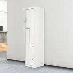 Grey Two-Door L-shaped Office Gym Shed Storage Lockers - Furniture > Office