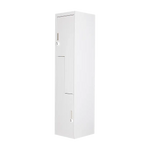 Grey Two-Door L-shaped Office Gym Shed Storage Lockers - Furniture > Office