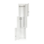 Grey Two-Door L-shaped Office Gym Shed Storage Lockers - Furniture > Office