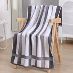 Grey Ultra-Absorbent Long-Fiber Cotton Large Bath Towel – Perfect for Home Hotel and Beauty Salons 140cm*70cm - Home &