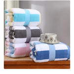 Grey Ultra-Absorbent Long-Fiber Cotton Large Bath Towel – Perfect for Home Hotel and Beauty Salons 140cm*70cm - Home &