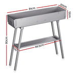 Grillz BBQ Grill Charcoal Smoker Barbecue Portable - Home & Garden > BBQ