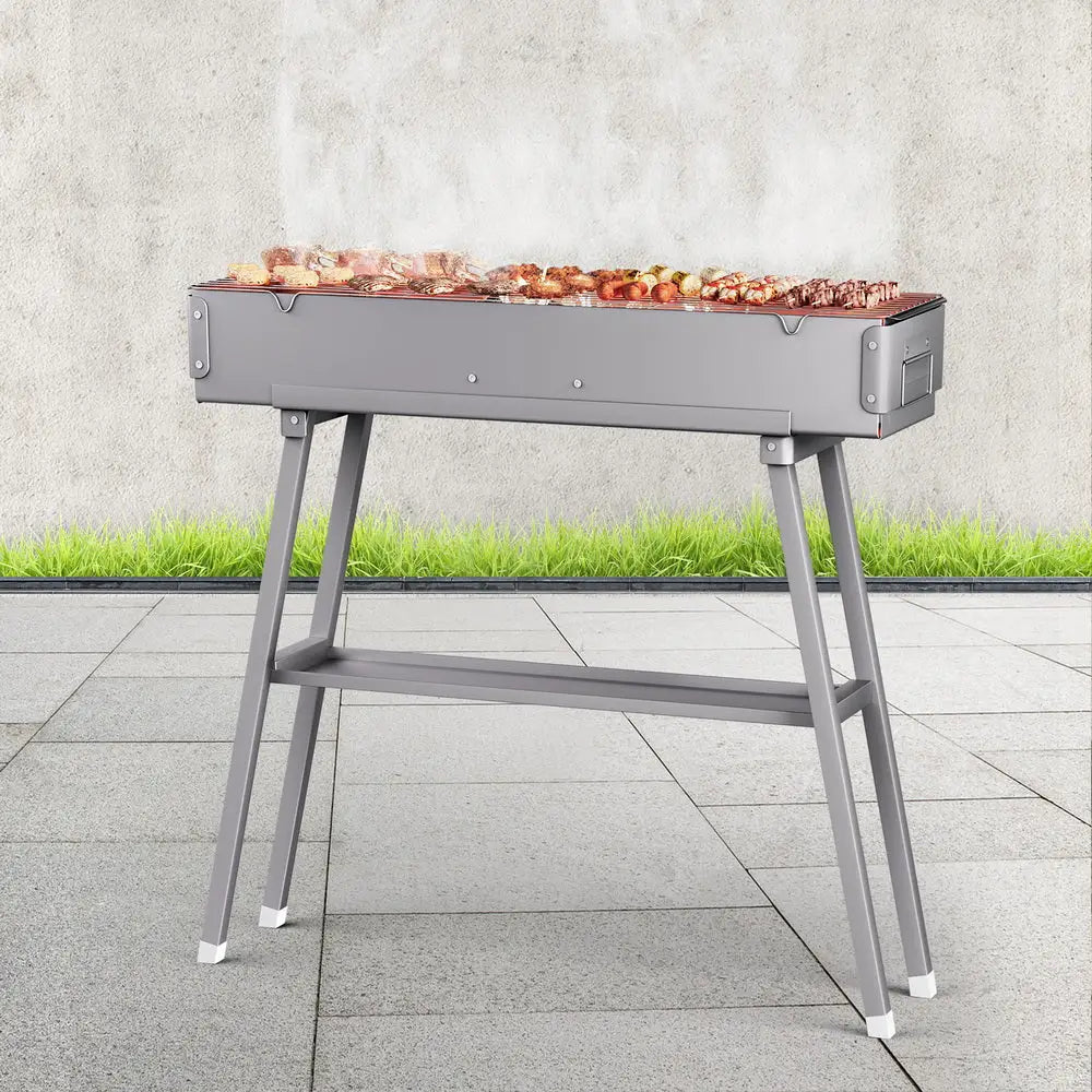 Grillz BBQ Grill Charcoal Smoker Barbecue Portable - Home & Garden > BBQ