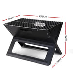 Grillz BBQ Grill Charcoal Smoker Foldable - Home & Garden > BBQ