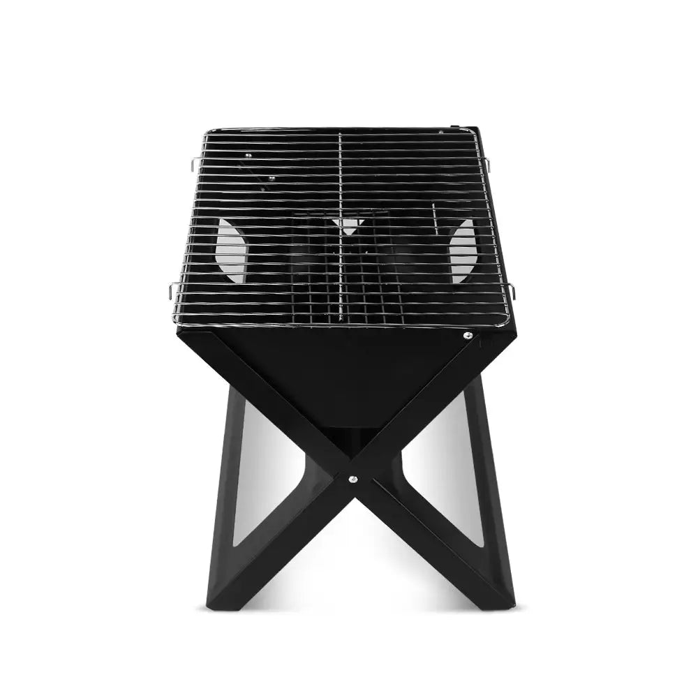 Grillz BBQ Grill Charcoal Smoker Foldable - Home & Garden > BBQ