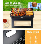 Grillz BBQ Grill Charcoal Smoker Foldable - Home & Garden > BBQ