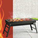 Grillz BBQ Grill Charcoal Smoker Foldable - Outdoor > Camping