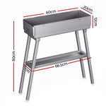 Grillz BBQ Grill Charcoal Smoker Portable Barbecue - Home & Garden > BBQ