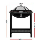 Grillz Fire Pit BBQ Grill 2-in-1 Outdoor - Home & Garden > BBQ > BBQ Tools