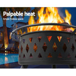 Grillz Fire Pit BBQ Grill 82cm - Home & Garden > BBQ > BBQ Tools