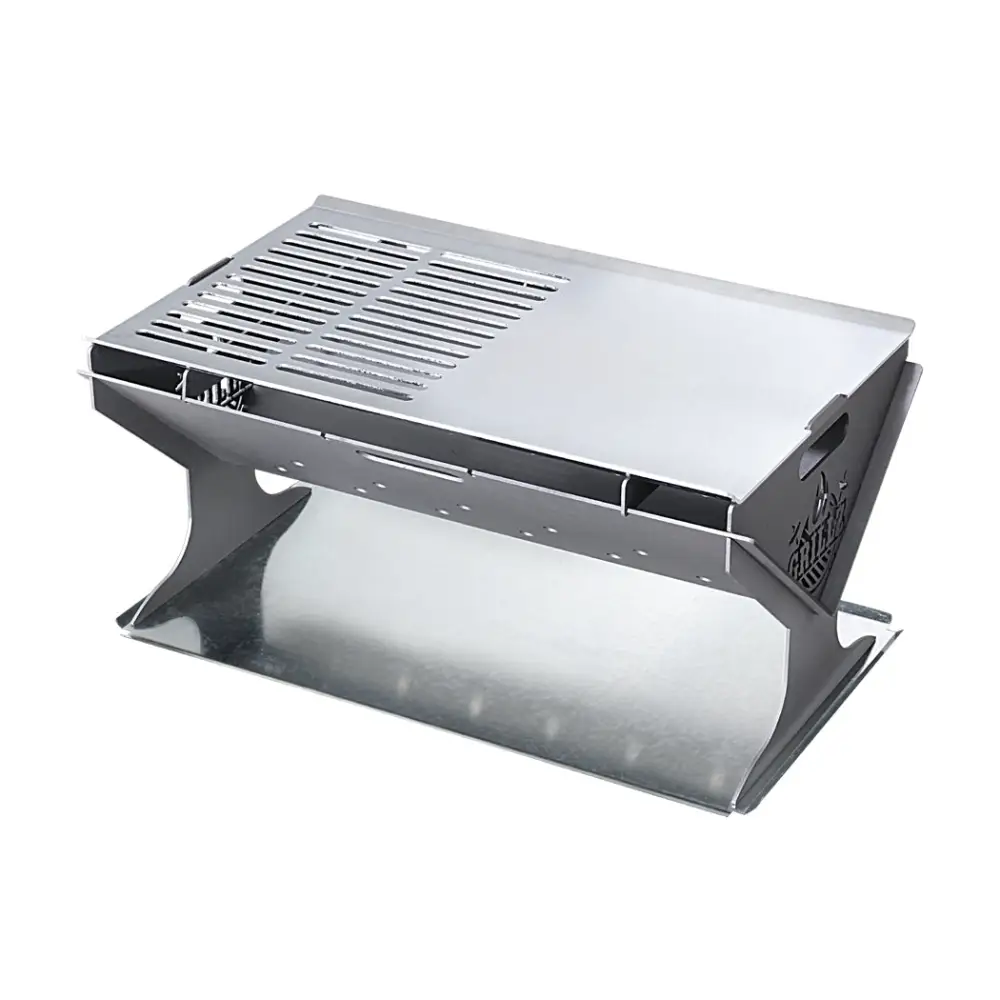 Grillz Fire Pit BBQ Grill Steel - Home & Garden > Firepits