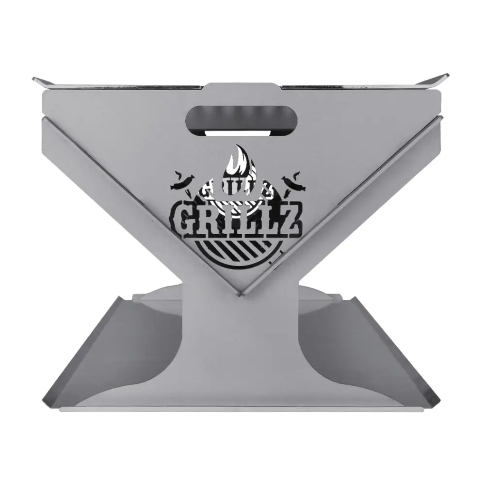 Grillz Fire Pit BBQ Grill Steel - Home & Garden > Firepits